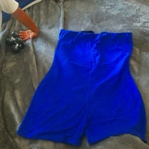 Blue Tube Romper